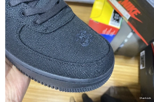 1 Low Black Air Force Stussy Nike CZ9084-001 0204